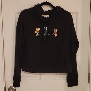 Floral Embroidered Hoodie